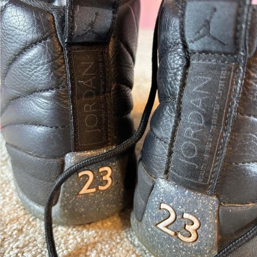 Nike Air Jordan 12 Retro Utility Grind Black‎ Crimson Sz 10